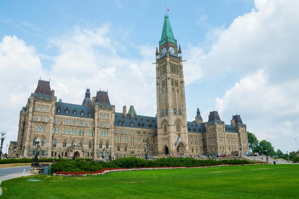 Canada Parliament Building in Ottawa Ontario Canada